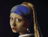 One of the most recognizable classical art pieces recreated in Minecraft (Image via u/EquyNoxious/Reddit)
